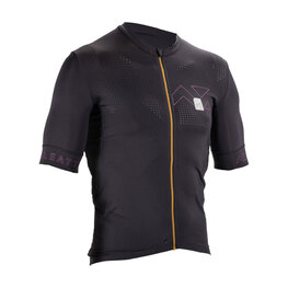 LEATT Kurzarm Fahrradtrikot - MTB ENDURANCE 5.0 - Schwarz