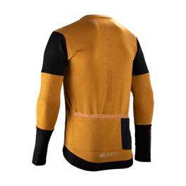 LEATT Langarm Fahrradtrikot für den Winter - MTB TRAIL 4.0 - Braun