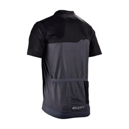 LEATT Kurzarm Fahrradtrikot - MTB TRAIL 3.0 - Schwarz