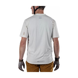 LEATT Kurzarm Fahrradtrikot - MTB TRAIL 1.0 X-FLOW - Grau