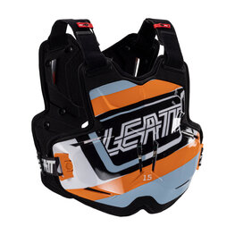 LEATT Brust- und Rückenprotektor - CHEST PROTECTOR TORQUE 1.5 - Schwarz/Orange