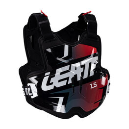 LEATT Brust- und Rückenprotektor - CHEST PROTECTOR TORQUE 1.5 - Schwarz/Rot