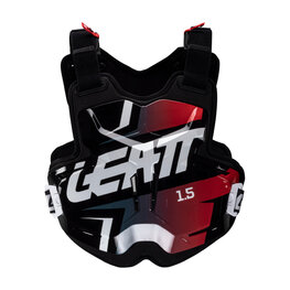 LEATT Brust- und Rückenprotektor - CHEST PROTECTOR TORQUE 1.5 - Schwarz/Rot