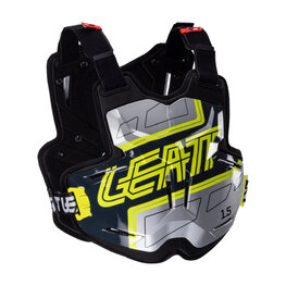 LEATT Brust- und Rückenprotektor - CHEST PROTECTOR TORQUE 1.5 - Schwarz/Gelb