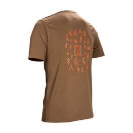 LEATT Kurzarm Fahrrad-Shirt - CORE - Braun