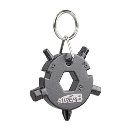 SUPER B Schlüsselbund - KEYCHAIN TB-FD08 - Grau