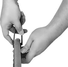 SUPER B Reifenheber - TIRE LEVER TB-TL08 - Orange