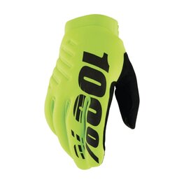 100% SPEEDLAB Langfinger-Fahrradhandschuhe - BRISKER JR - Gelb/Schwarz
