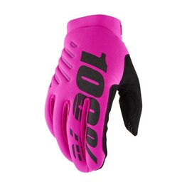 100% SPEEDLAB Langfinger-Fahrradhandschuhe - BRISKER W - Rosa/Schwarz