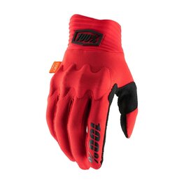 100% SPEEDLAB Langfinger-Fahrradhandschuhe - COGNITO - Rot/Schwarz
