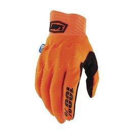 100% SPEEDLAB Langfinger-Fahrradhandschuhe - COGNITO SMART SHOCK - Orange