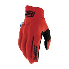 100% SPEEDLAB Langfinger-Fahrradhandschuhe - COGNITO SMART SHOCK - Rot