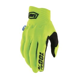 100% SPEEDLAB Langfinger-Fahrradhandschuhe - COGNITO SMART SHOCK - Gelb