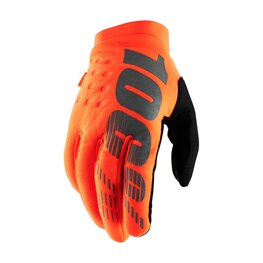100% SPEEDLAB Langfinger-Fahrradhandschuhe - BRISKER - Orange