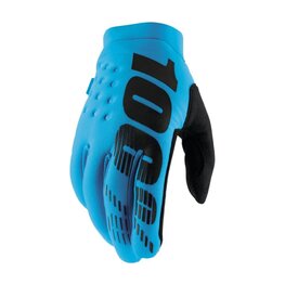 100% SPEEDLAB Langfinger-Fahrradhandschuhe - BRISKER - Türkis