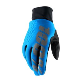 100% SPEEDLAB Langfinger-Fahrradhandschuhe - HYDROMATIC BRISKER - Blau