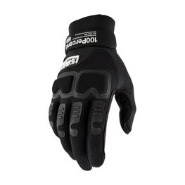 100% SPEEDLAB Langfinger-Fahrradhandschuhe - LANGDALE - Schwarz