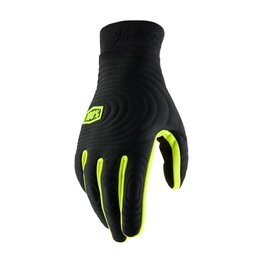 100% SPEEDLAB Langfinger-Fahrradhandschuhe - BRISKER XTREME - Schwarz/Gelb