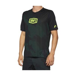 100% SPEEDLAB Kurzarm Fahrradtrikot - AIRMATIC LE - Schwarz/Grün