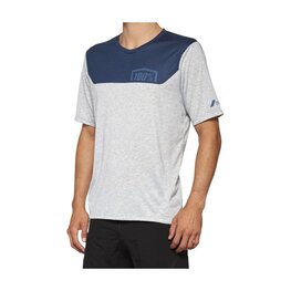 100% SPEEDLAB Kurzarm Fahrradtrikot - AIRMATIC - Grau/Blau