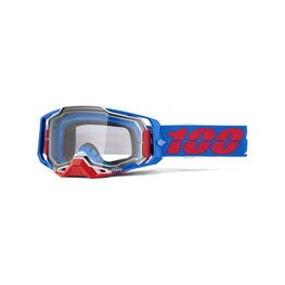 100% SPEEDLAB Fahrradsonnenbrille - ARMEGA - Rot/Blau