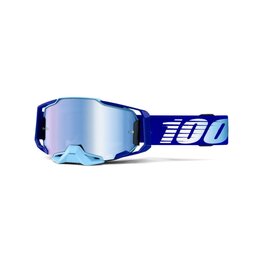 100% SPEEDLAB Fahrradsonnenbrille - ARMEGA - Blau/Weiß