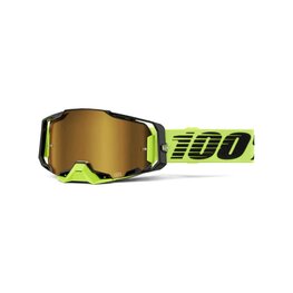 100% SPEEDLAB Fahrradsonnenbrille - ARMEGA - Gelb/Schwarz