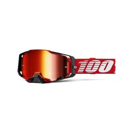 100% SPEEDLAB Fahrradsonnenbrille - ARMEGA - Rot/Weiß