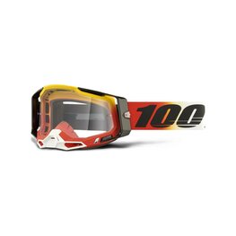 100% SPEEDLAB Fahrradsonnenbrille - RACECRAFT 2 - Gelb/Schwarz/Rot