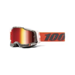 100% SPEEDLAB Fahrradsonnenbrille - RACECRAFT 2 - Rot/Schwarz