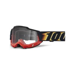100% SPEEDLAB Fahrradsonnenbrille - ACCURI 2 - Gelb/Schwarz/Rot