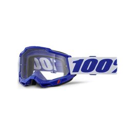 100% SPEEDLAB Fahrradsonnenbrille - ACCURI 2 - Weiß/Blau