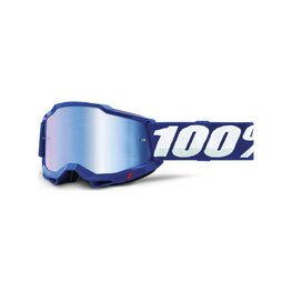 100% SPEEDLAB Fahrradsonnenbrille - ACCURI 2 - Blau/Weiß