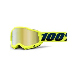100% SPEEDLAB Fahrradsonnenbrille - ACCURI 2 - Gelb/Blau/Gold
