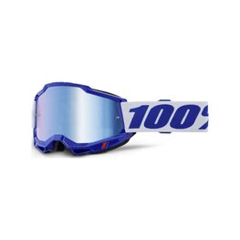 100% SPEEDLAB Fahrradsonnenbrille - ACCURI 2 - Blau/Weiß