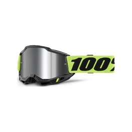 100% SPEEDLAB Fahrradsonnenbrille - ACCURI 2 - Gelb/Schwarz/Silber