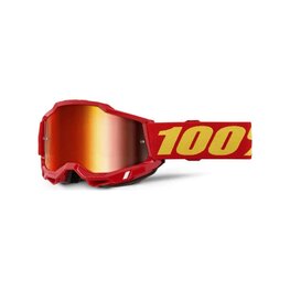 100% SPEEDLAB Fahrradsonnenbrille - ACCURI 2 - Rot/Gelb