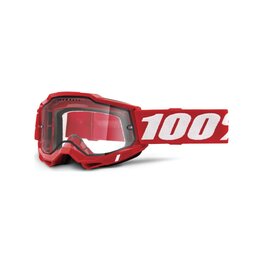 100% SPEEDLAB Fahrradsonnenbrille - ACCURI 2 ENDURO MTB - Rot/Weiß