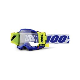 100% SPEEDLAB Fahrradsonnenbrille - ACCURI 2 FORECAST - Blau/Weiß/Gelb