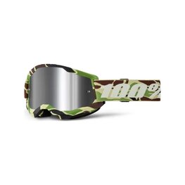 100% SPEEDLAB Fahrradsonnenbrille - STRATA 2 - Beige/Grün/Braun/Silber