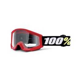 100% SPEEDLAB Fahrradsonnenbrille - STRATA MINI KID - Schwarz/Weiß/Rot