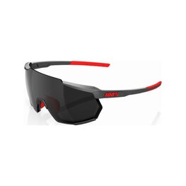 100% SPEEDLAB Fahrradsonnenbrille - RACETRAP 3.0 - Rot/Grau/Schwarz