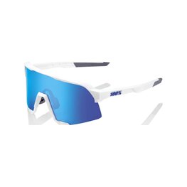 100% SPEEDLAB Fahrradsonnenbrille - S3™ - Weiß/Blau