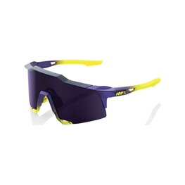 100% SPEEDLAB Fahrradsonnenbrille - SPEEDCRAFT - Gelb/Lila