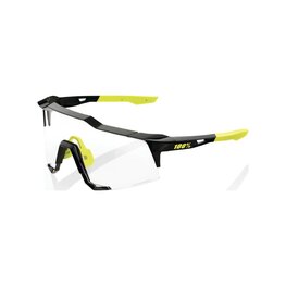 100% SPEEDLAB Fahrradsonnenbrille - SPEEDCRAFT - Schwarz/Gelb