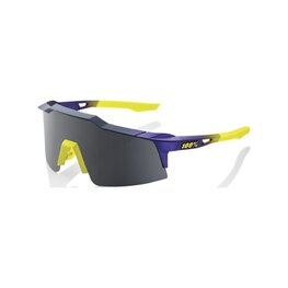 100% SPEEDLAB Fahrradsonnenbrille - SPEEDCRAFT SL - Lila/Gelb/Schwarz