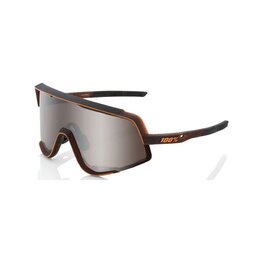 100% SPEEDLAB Fahrradsonnenbrille - GLENDALE - Braun/Silber