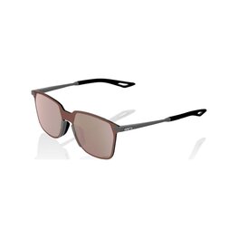 100% SPEEDLAB Fahrradsonnenbrille - LEGERE SQUARE - Grau/Silber