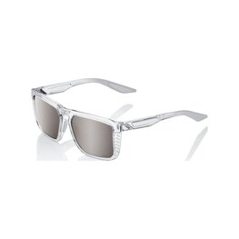 100% SPEEDLAB Fahrradsonnenbrille - RENSHAW - Transparent/Silber