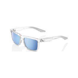 100% SPEEDLAB Fahrradsonnenbrille - BLAKE - Transparent/Blau
